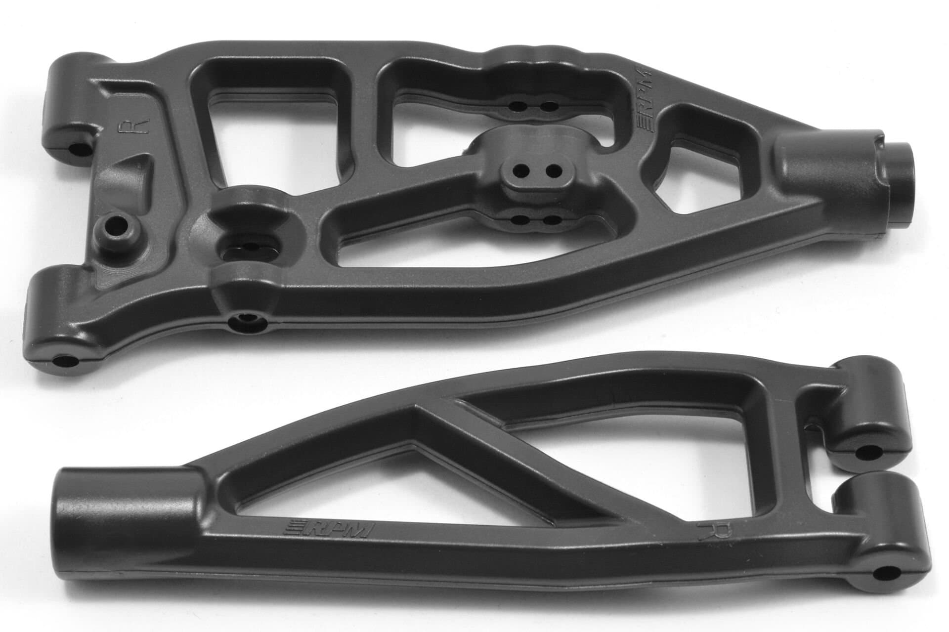 ARRMA 6S (V5 & EXB) Araçlar için Alt ve üst Salıncaklar (Sağ-Ön) - RPM - Siyah