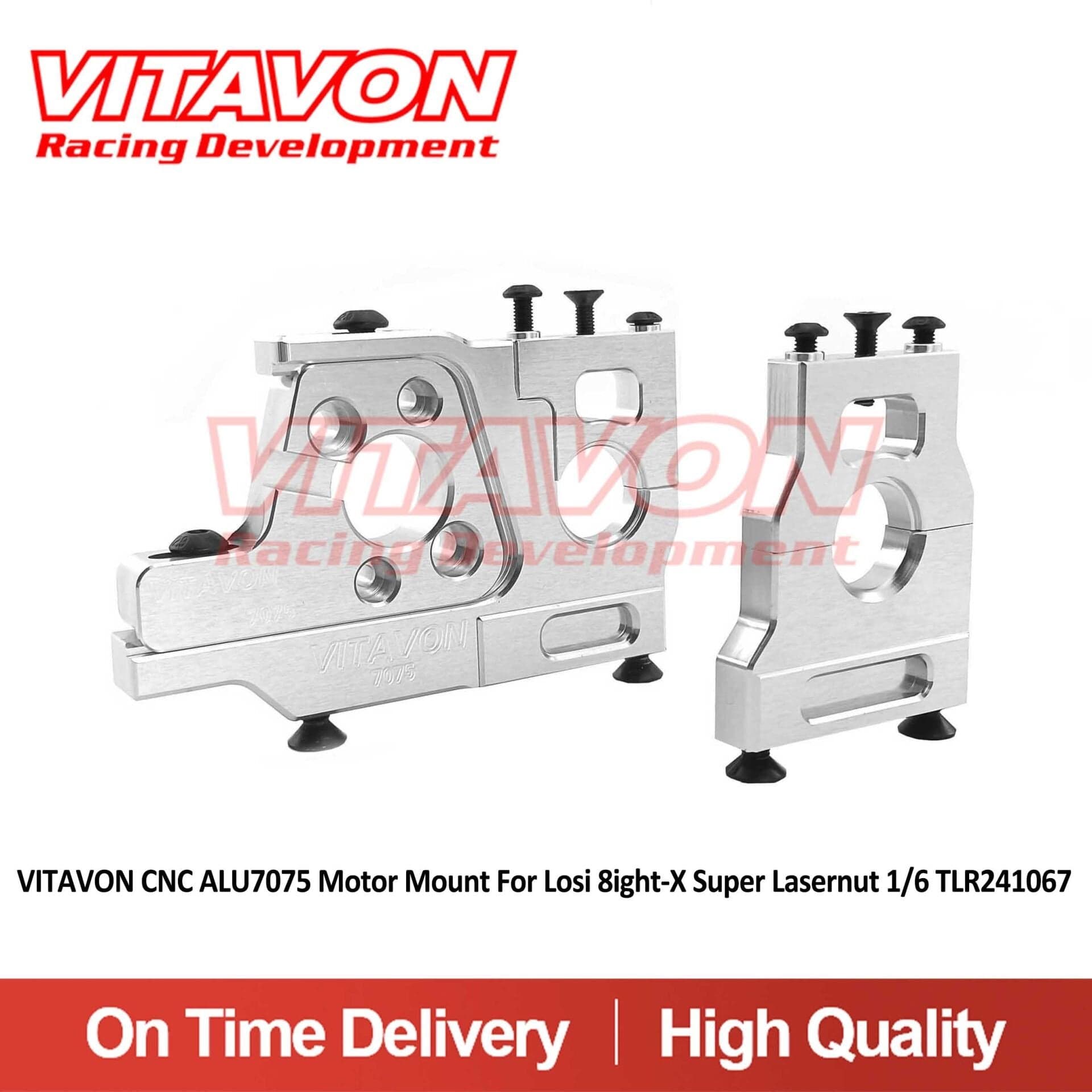 VITAVON CNC Alu7075 Motor Mount For Losi 8ight-X Super Lasernut 1/6 (TLR241067)