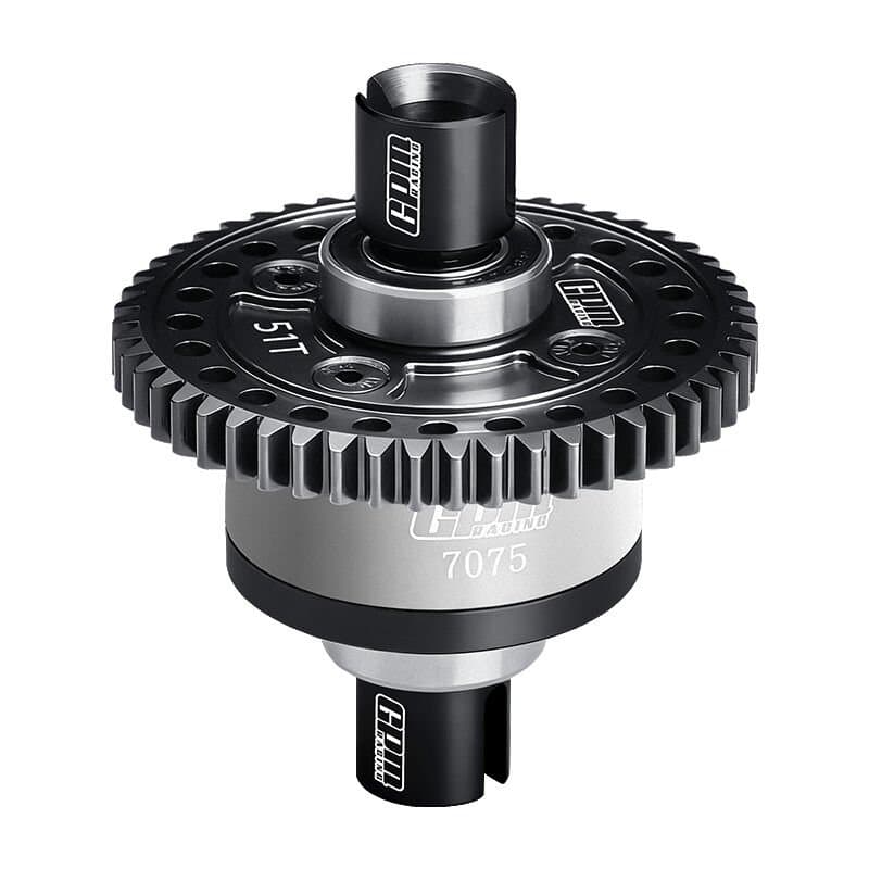 20CrMnTi Steel + 7075 Alloy 51T Center Complete Differential For TRAXXAS 1/8 Sledge (No Diff Oil)