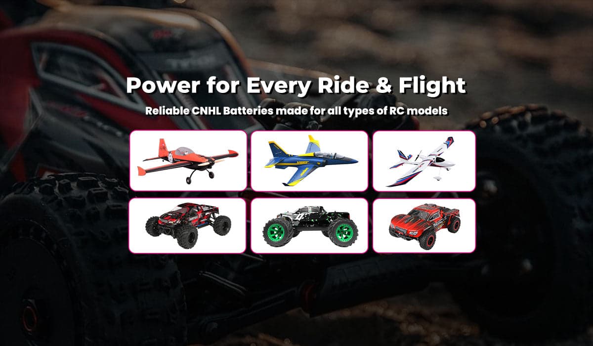 CNHL Yarış Serisi 5200mAh 14.8V 4S Lipo Pil 90C EC5 Fişli 4