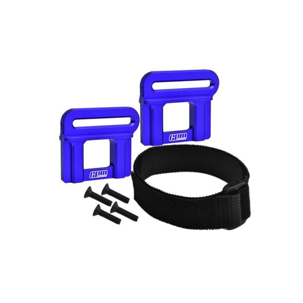 7075 Alloy Retainer, Battery Hold-Down For Traxxas 1/8 6S Maxx Slash / Sledge