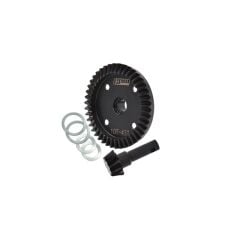 42CrMo ALLOY STEEL DIFF BEVEL GEAR 43T & PINION GEAR 10T FOR TRAXXAS 1/8 SLEDGE