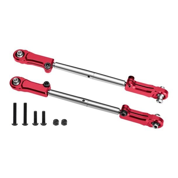 ALUMINUM+STAINLESS STEEL ADJUSTABLE FRONT STEERING TIE ROD FOR ARRMA 1/5 KRATON OUTCAST 8S EXB