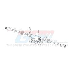 X-Maxx Carbon Steel Center Driveshaft Set - TXM025S