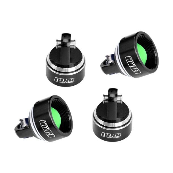 Aluminum Damper Top Cap For GPM And Original Shock Absorbers Siyah