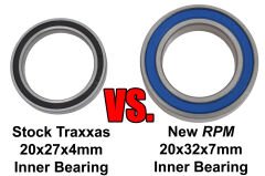 Oversized Front Axle Carriers for the Traxxas X-Maxx