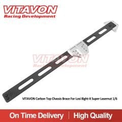 VITAVON Carbon Top Chassis Brace For Losi 8ight-X Super Lasernut 1/6