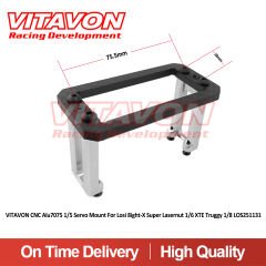 VITAVON CNC Alu7075 1/5 Servo Mount For Losi 8ight-X Super Lasernut 1/6 XTE Truggy 1/8 LOS251131 - Vitavon