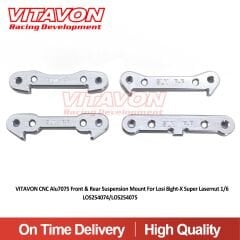 VITAVON CNC Alu7075 Front & Rear Suspension Mount For Losi 8ight-X Super Lasernut 1/6 LOS254074/LOS254075 - Vitavon