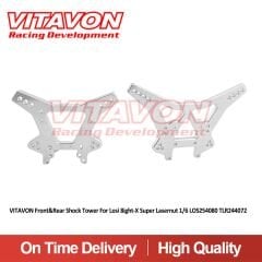 VITAVON Front&Rear Shock Tower For Losi 8ight-X Super Lasernut 1/6 LOS254080 TLR244072 - Vitavon