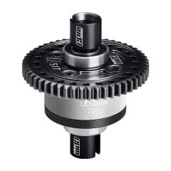 No Diffs Oil）20CrMnTi STEEL + 7075 ALLOY 51T CENTER COMPLETE DIFFERENTIAL FOR TRAXXAS 1/8 SLEDGE