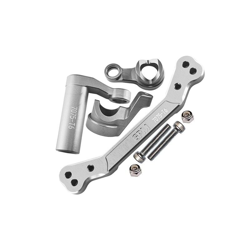 ALUMINUM 7075-T6 STEERING ASSEMBLY+STEERING PLATE FOR TRAXXAS 1/8 SLEDGE