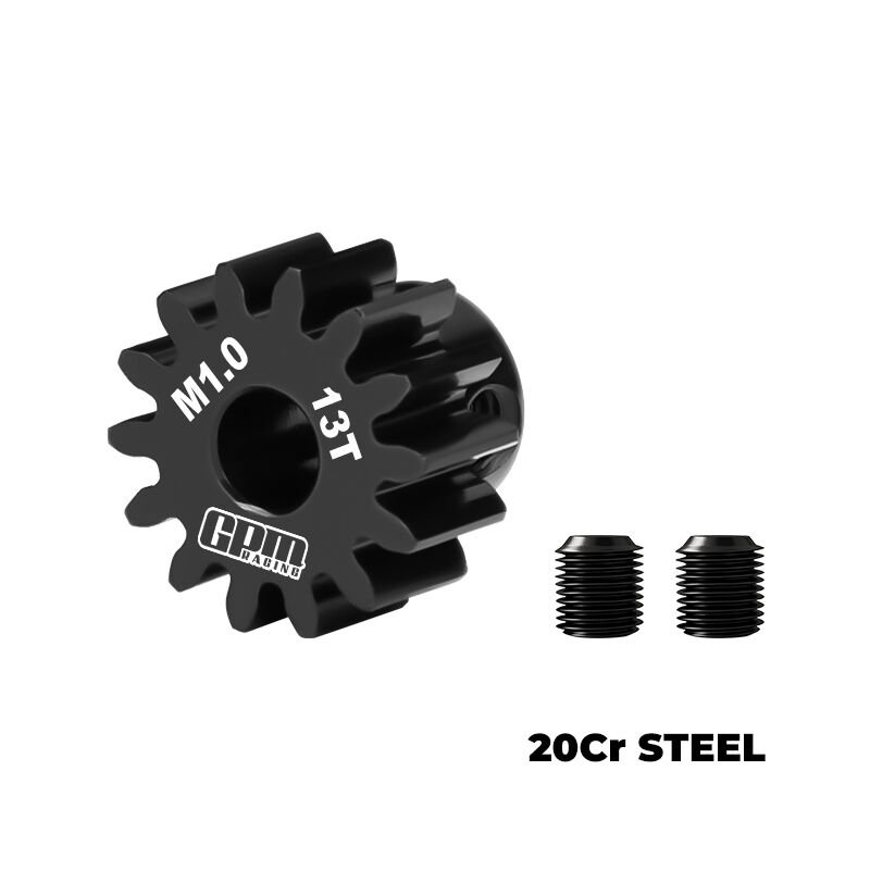 20Cr STEEL MOTOR GEAR 13T（MODULE:1.0MM,MOTOR TOOTH DIAMETER:5.0MM, ROUND HOLE）