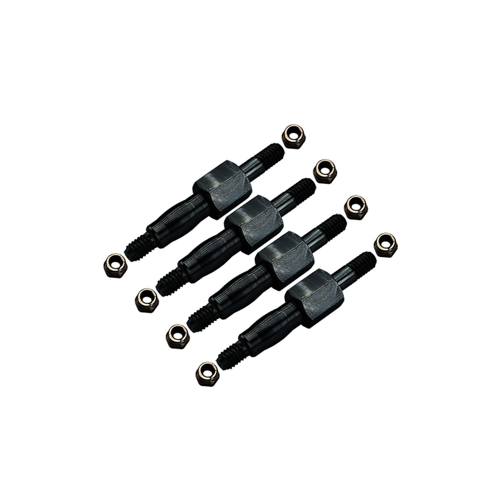 MEDIUM CARBON STEEL FRONT & REAR SHOCK BRACKET FIXING SCREWS FOR TRAXXAS 1/8 SLEDGE