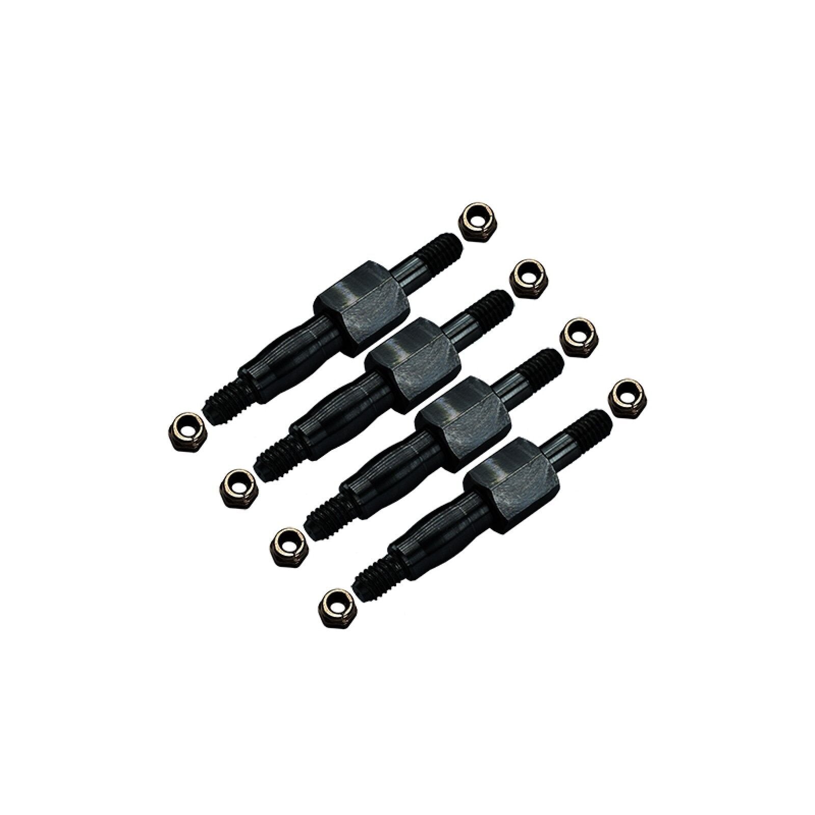 MEDIUM CARBON STEEL FRONT & REAR SHOCK BRACKET FIXING SCREWS FOR TRAXXAS 1/8 SLEDGE