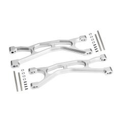 ALUMINIUM FRONT / REAR UPPER ARMS -1PR FOR TRAXXAS-1/5 X-MAXX 6S 8S X-MONSTER BIGFOOT X-MONSTER CHASSIS 1/6 FUNCO PRO SCALE 2WD SAND CAR 8S（Fits TRAXXAS FUNCO rear arms only）