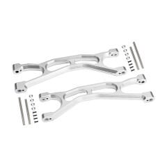 ALUMINIUM FRONT / REAR UPPER ARMS -1PR FOR TRAXXAS-1/5 X-MAXX 6S 8S X-MONSTER BIGFOOT X-MONSTER CHASSIS 1/6 FUNCO PRO SCALE 2WD SAND CAR 8S（Fits TRAXXAS FUNCO rear arms only）