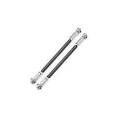 4140 CARBON STEEL ADJUSTABLE FRONT STEERING ROD WITH 7075 ALLOY ENDS FOR TRAXXAS 1/5 X-MAXX 6S 8S X-MONSTER BIGFOOT X-MONSTER CHASSIS 1/6 PRO SCALE 2WD SAND CAR 8S