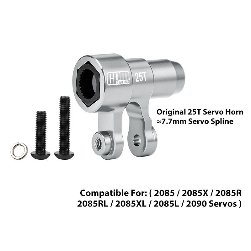 Alloy 6061-T6 Original 25T Servo Horn For Traxxas 1/6 XRT 8S 1/5 X-Maxx 6S 8S X-Monster Bigfoot X-Monster Chassis 1/6 Pro Scale 2WD Sand Car 8S