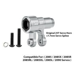 Alloy 6061-T6 Original 25T Servo Horn For Traxxas 1/6 XRT 8S 1/5 X-Maxx 6S 8S X-Monster Bigfoot X-Monster Chassis 1/6 Pro Scale 2WD Sand Car 8S